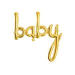 Balon foliowy Baby, 73,5x75,5cm, złoty