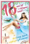 Karnet 18-te urodziny damskie tropikalne UR 10