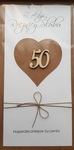 Karnet DL RR 50 rocznica ślubu mix