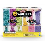 Sand piasek kinetyczny PlayDoh Syrenie kolory 4-pak