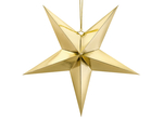 Gwiazda papierowa, 70 cm, złoty