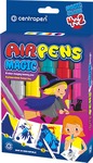 Pisaki dmuchane Airpens magic 4 kolory + 1 pisak magiczny zmieniający kolory 8 szablonów