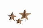 Zestaw kształtów tekturowych 3D STARS 3szt 18,13, 9cm