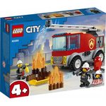 Lego City. Wóż strażacki z drabiną 60280