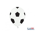 Balony 30cm, Piłka, Pure White: 1op./6szt.
