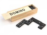 Domino drewniane w pudełku