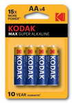 Bateria alkaliczna KODAK LR06 Max AA 4szt/blister