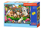 Puzzle 180 elem Pets in park