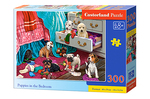 Puzzle 300 elem Puppies in the Bedroom