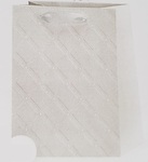 Torebka ozdobna biało srebrna 14x11x6cm BK779-H XS