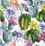 Serwetka Daisy Watercolour exotic flowers SDOG019501