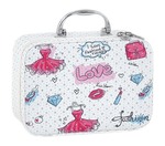 Kuferek walizka z lusterkiem S Love fashion