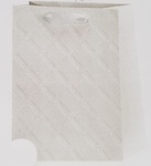 Torebka ozdobna biało srebrna, 23x18x10cm BK779-H S