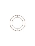 Ring metalowy koło do łapaczy snów średni (ring zew. 25,4cm, wew. 18cm)
 SM-025