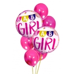 Balony Baby Girl BCF-051 - 7 szt.