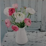 Serwetki 33x33 bkwiaty w białym wazonie