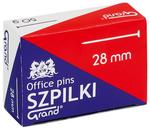 Szpilki 28mm Grand długie stalowe 50g
 10pacz/opak