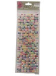 Dżety półperełki kolorowe opalizujące 6mm 504szt