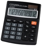 Kalkulator biurowy CITIZEN SDC812NR, 12-cyfrowy, 127x105mm, czarny