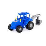 Traktor "Majster" niebieski (w siatce)