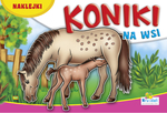 Malowanka Koniki na wsi -  Koń ze źrebakiem (B5, 16 stron)