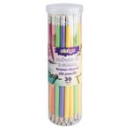 Ołówki z gumką Pastelowe HB 36szt/opak