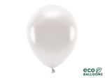 Eko balony lateksowe metalizowane perłowy 30cm 100 szt/opak