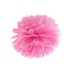 Pompony bibułowy różowy 35cm
