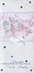 Karnet DL Chrzest Św. biało różowy K.DL CLASSIC-78