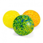 Gniotek z kolorowymi drobinkami Gel Ball 6cm