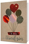 Karnet eko urodziny - balony HM200-2219