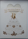 Karnet Ślub złocony, tort SL-14