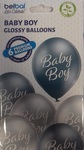 Balony lśniące dla chłopca 6szt 
 BN06-751