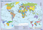 Mapa ścienna świata polityczna