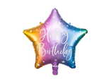 Balon foliowy Happy Birthday!, 40cm, mix