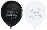 Balony Happy Birthday, 12"/5szt.