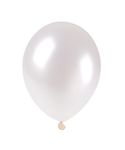 Balony 12" metalizowane 100szt białe