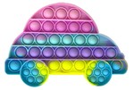 Push Bubble Pop It  zabawka sensoryczna antystresowa kształt SAMOCHÓD pastelowy
 Popit