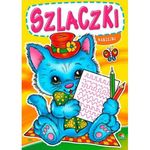 Kolorowanka. Szlaczki - Kotek niebieski (A4, 16 str.)