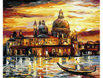 Malowanie po numerach 40x50cm Złote niebo Wenecji