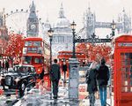 Malowanie po numerach 40x50cm Na ulicach Londynu