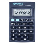 Kalkulator DONAU TECH K-DT2086 ieszonkowy 8-cyfrowy czarny