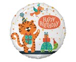 Balon foliowy Tygrysek (Happy Birthday), 18"