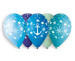 Balony Premium Hel Podmorski świat 13" 5szt/opak