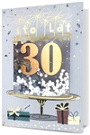 Karnet B6 HM-200 konfetti Urodziny 30