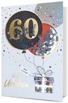 Karnet B6 HM-200 konfetti Urodziny 60