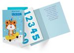 Karnet Urodziny naklejane cyfry - tygrys DK-861