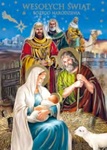 Karnet świąteczny BN B6Z religijny lub świecki MIX (B6Z- laurka B6 złocona)