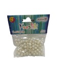 Koraliki PJ-0829 plastikowe opalizujace perłowe 8mm 80szt/opak