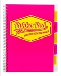 Kołozeszyt Pukka Pad Project Book Neon A4 200k kratka różowy